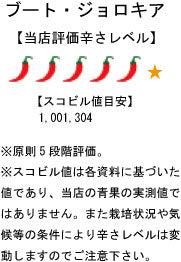 【冷凍品】国産 生 ブート・ジョロキア(レッド) 20g